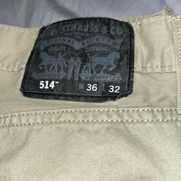 Men's 36x32 514 Levi Strauss Tan Jeans - Picture 5 of 8